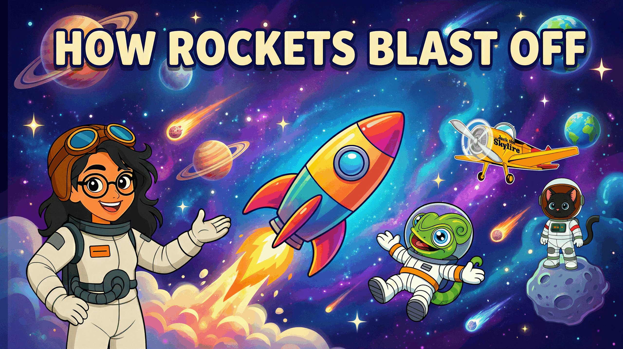 How Rockets Blast Off